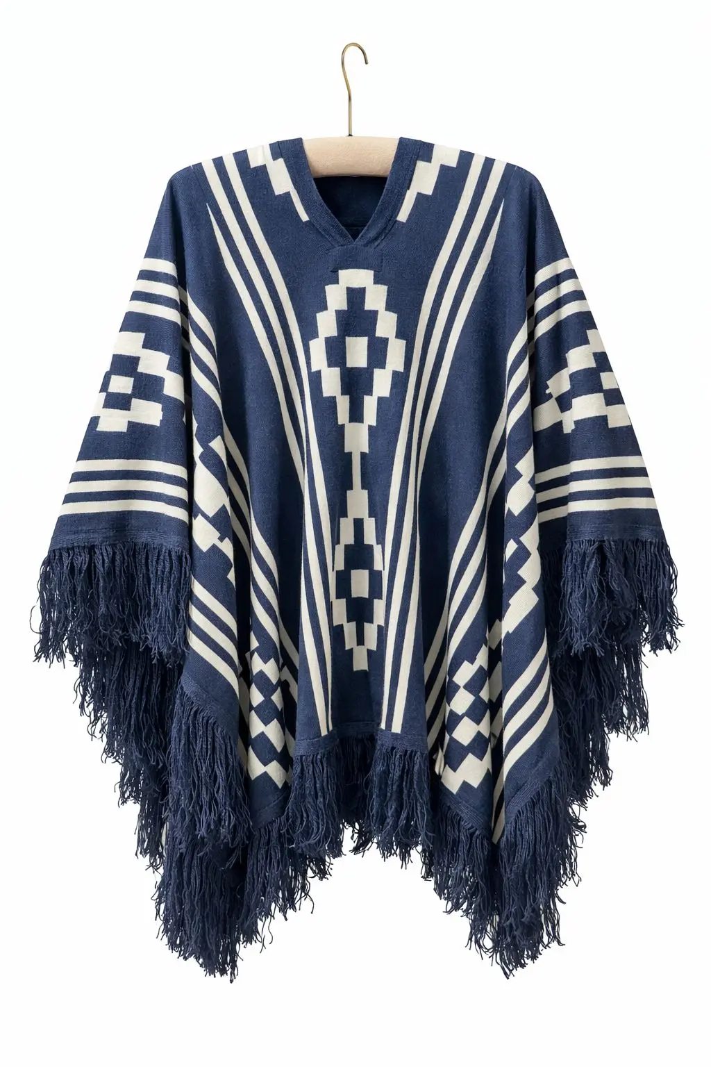 Poncho Doble Faz - 1,5mts Azul, para complementos — Tierra Argentina