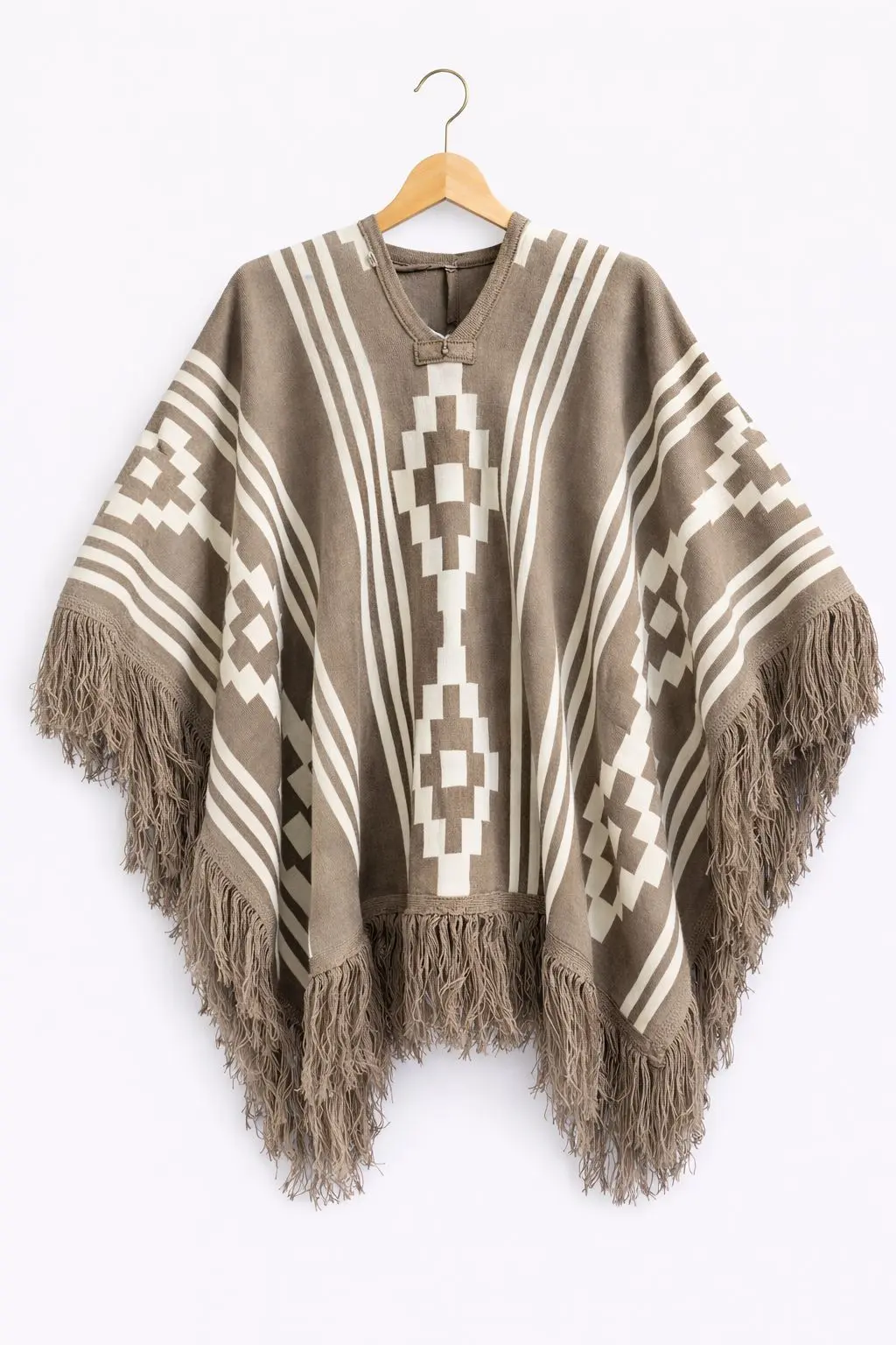 Poncho Doble Faz - 1,5mts Beige, para complementos — Tierra Argentina