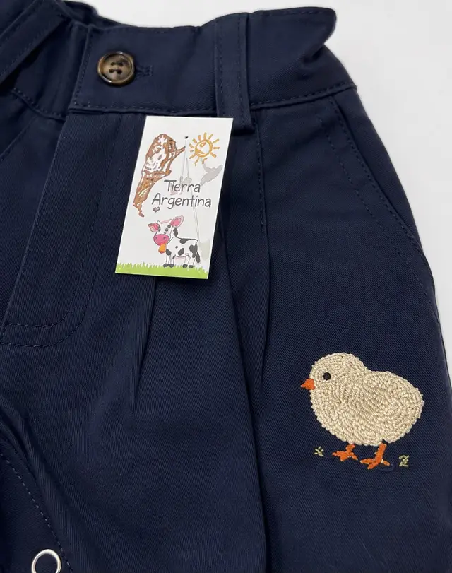 Bombacha Gabardina Elastizada Pañalera Niño/a, para niño — Tierra Argentina