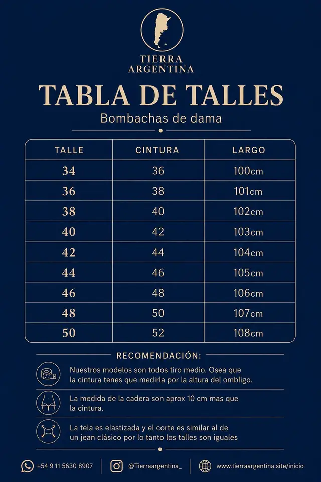 Bombacha gabardina elastizada bordada beige CL Jazmin, para dama — Tierra Argentina