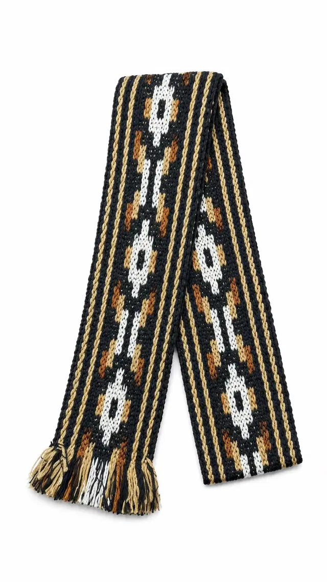 Faja 6cm Mapuche BNB, para complementos — Tierra Argentina