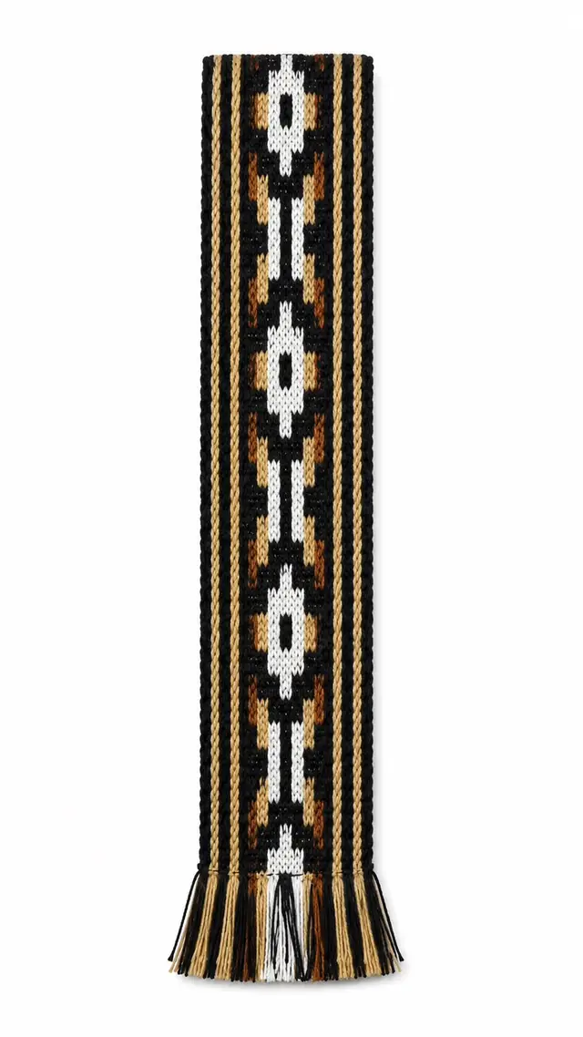 Faja 6cm Mapuche BNB, para complementos — Tierra Argentina