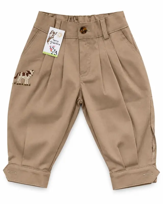Bombacha Gabardina Elastizada Niños, para niño — Tierra Argentina