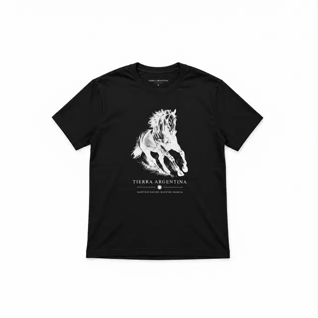 Remera Adulto Caballo, para caballero — Tierra Argentina