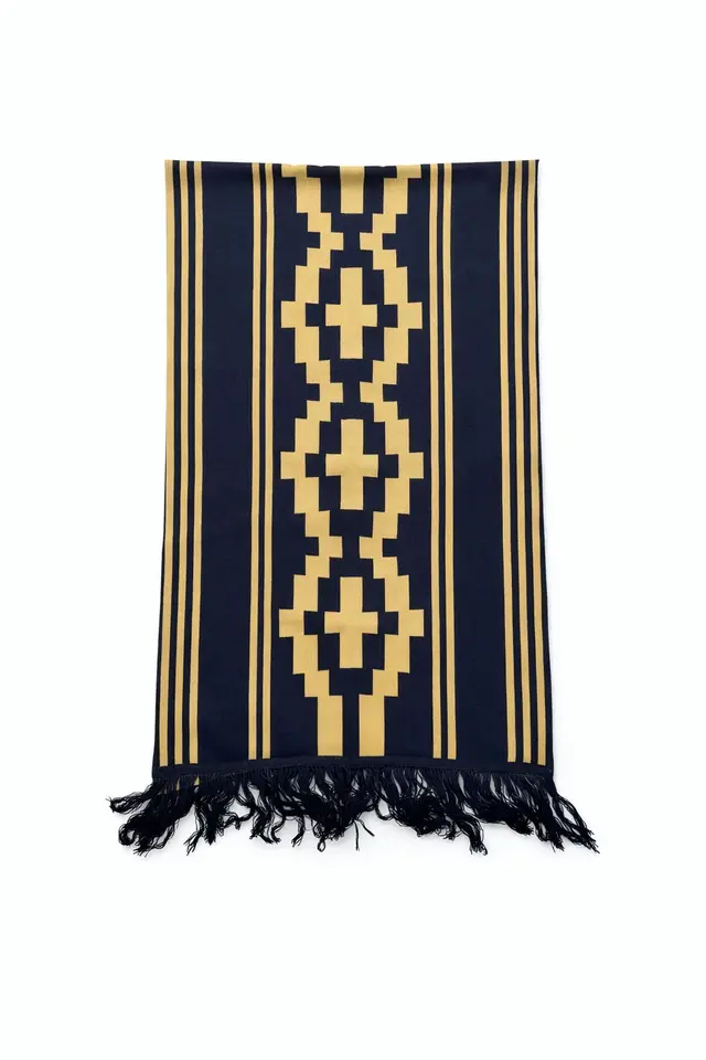 Pashmina Reversible Azul, para complementos — Tierra Argentina