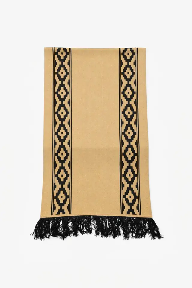 Pashmina Reversible Negra 2, para complementos — Tierra Argentina