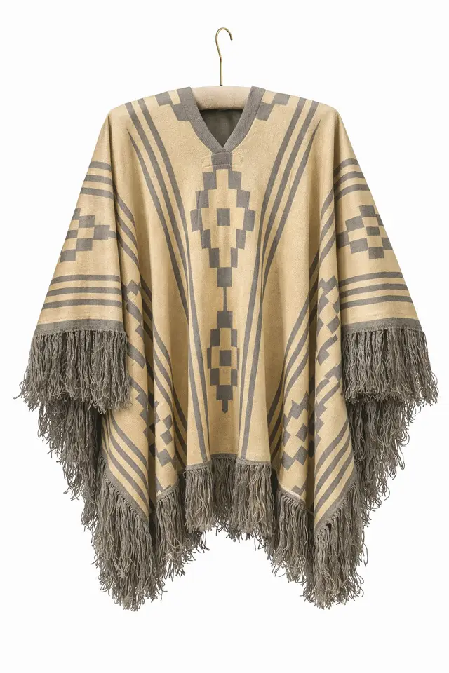 Poncho Doble Faz - 1,5mts Tierra, para complementos — Tierra Argentina
