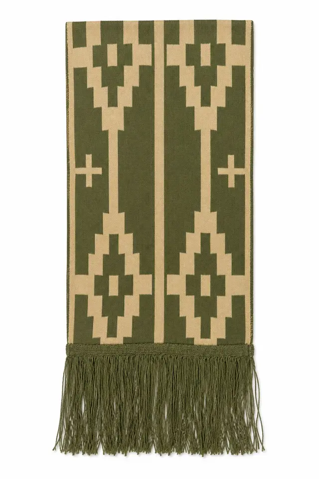 Bufanda Reversible V/B, para complementos — Tierra Argentina