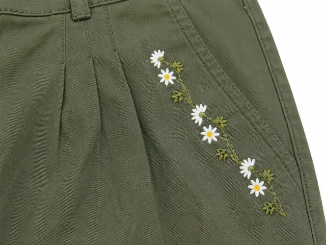 Bombacha Gabardina Elastizada Verde, para dama — Tierra Argentina