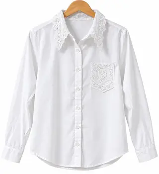 Camisa Blanca Broderie, para edicion limitada — Tierra Argentina (foto 1)