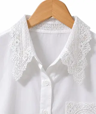 Camisa Blanca Broderie, para edicion limitada — Tierra Argentina (foto 2)