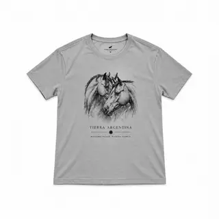 Remera Adulto Caballo, para caballero — Tierra Argentina (foto 1)