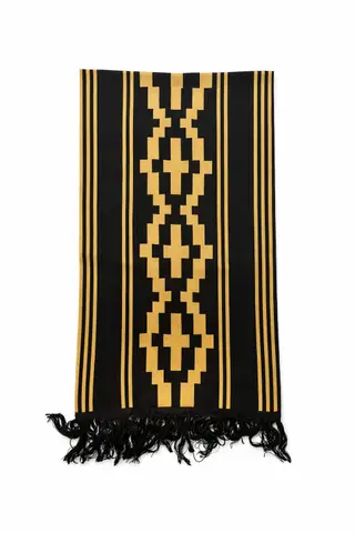 Pashmina Reversible negra, para complementos — Tierra Argentina (foto 1)