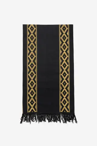 Pashmina Reversible Negra 2, para complementos — Tierra Argentina (foto 1)