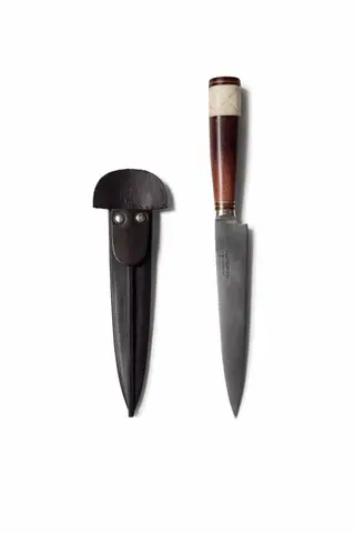 Cuchillo Criollo Tradicional con Vaina de Cuero, cuchilleria , para complementos — Tierra Argentina (foto 1)