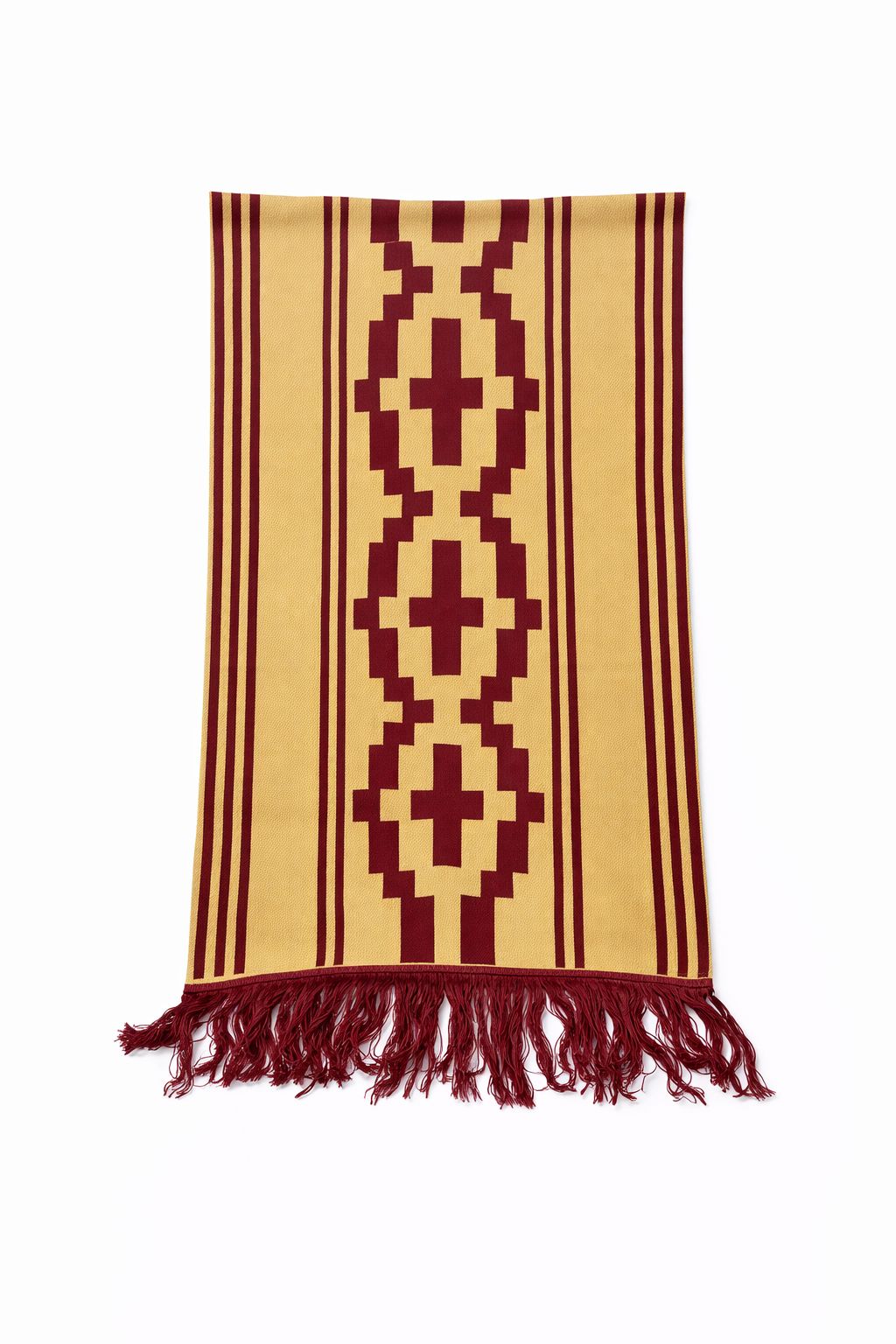 Pashmina Reversible Bordo