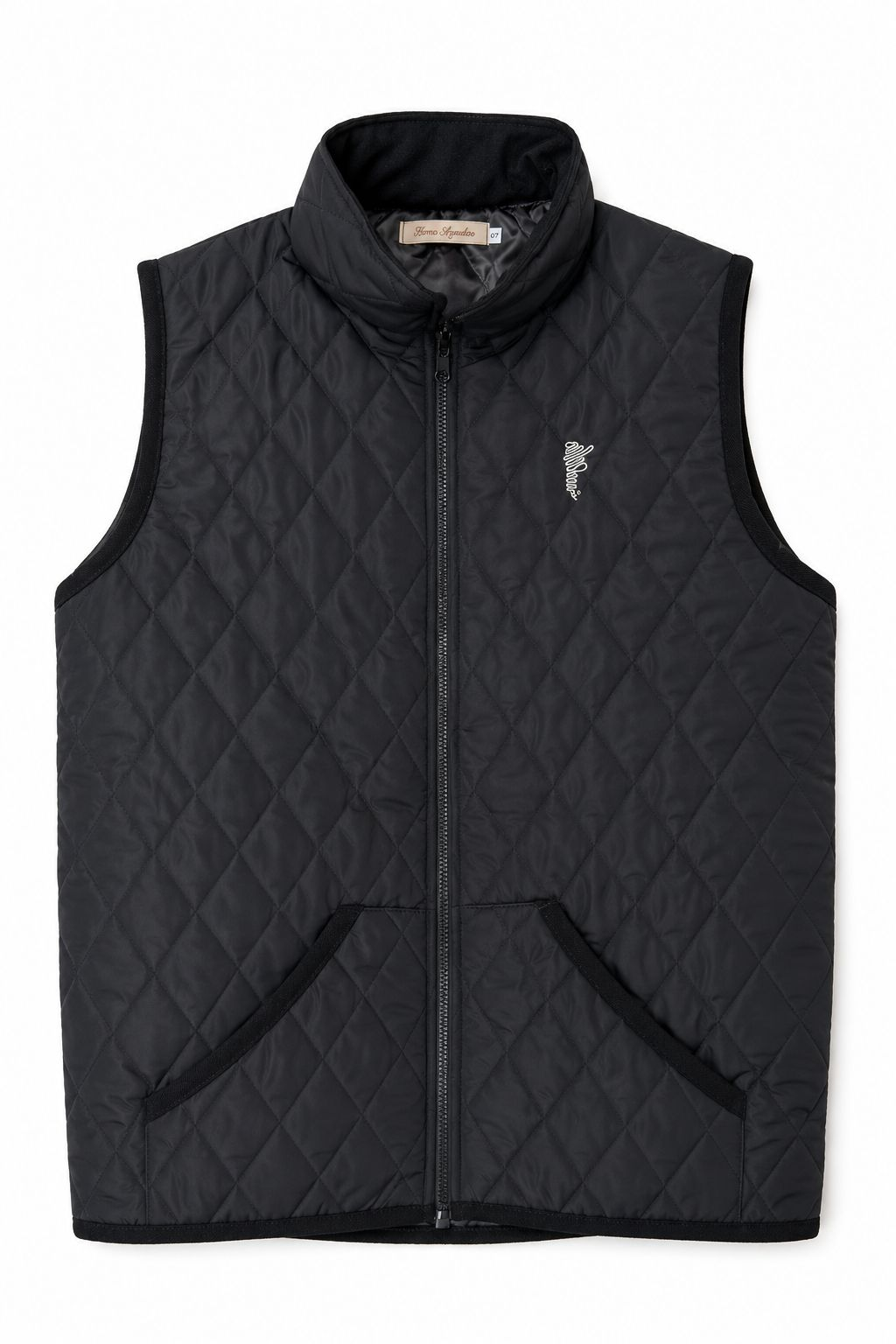 Chaleco Matelasse Caballero Negro