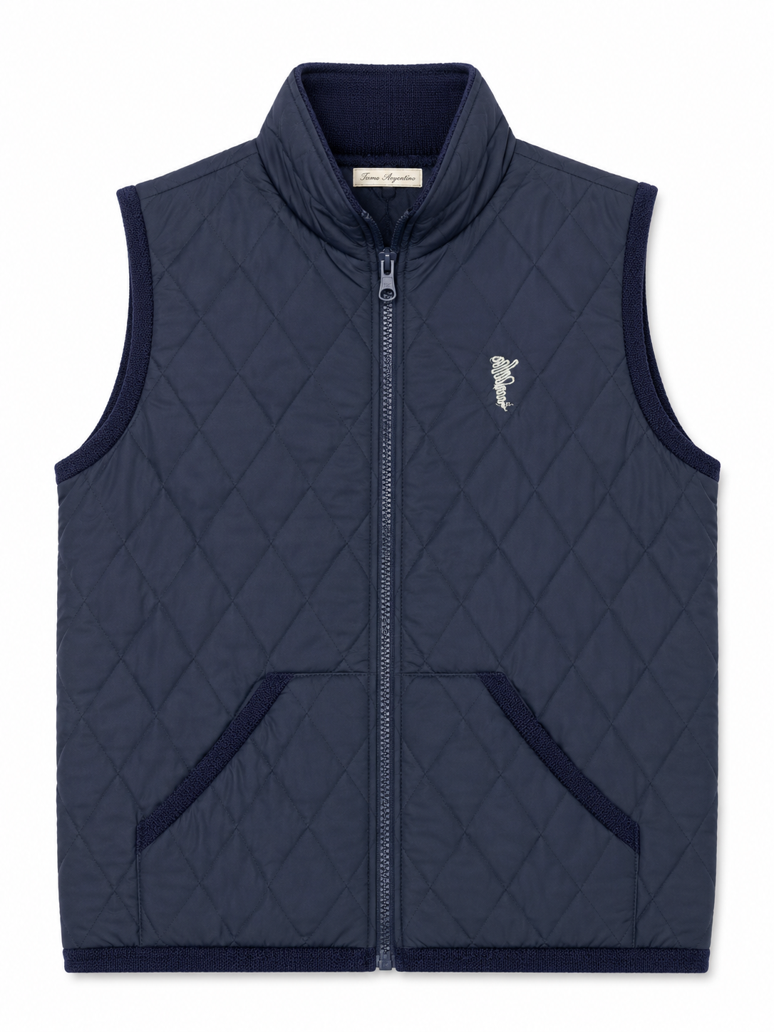 Chaleco Matelasse Azul